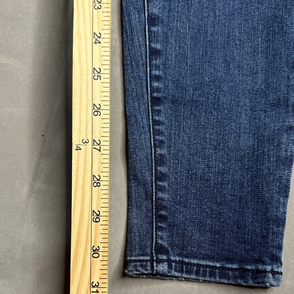 Rock & Republic Blue Studded Distressed Skinny Jeans Size 4L - Picture 10 of 13